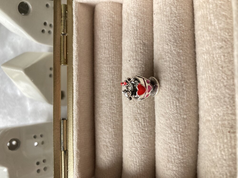 Fincan içinde Mickey & Minnie Mouse Pandora Charm