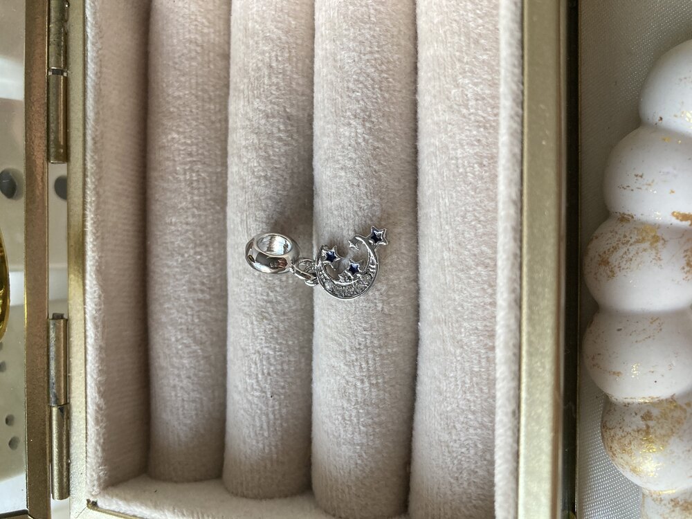 Yıldızlı Ay Pandora Charm