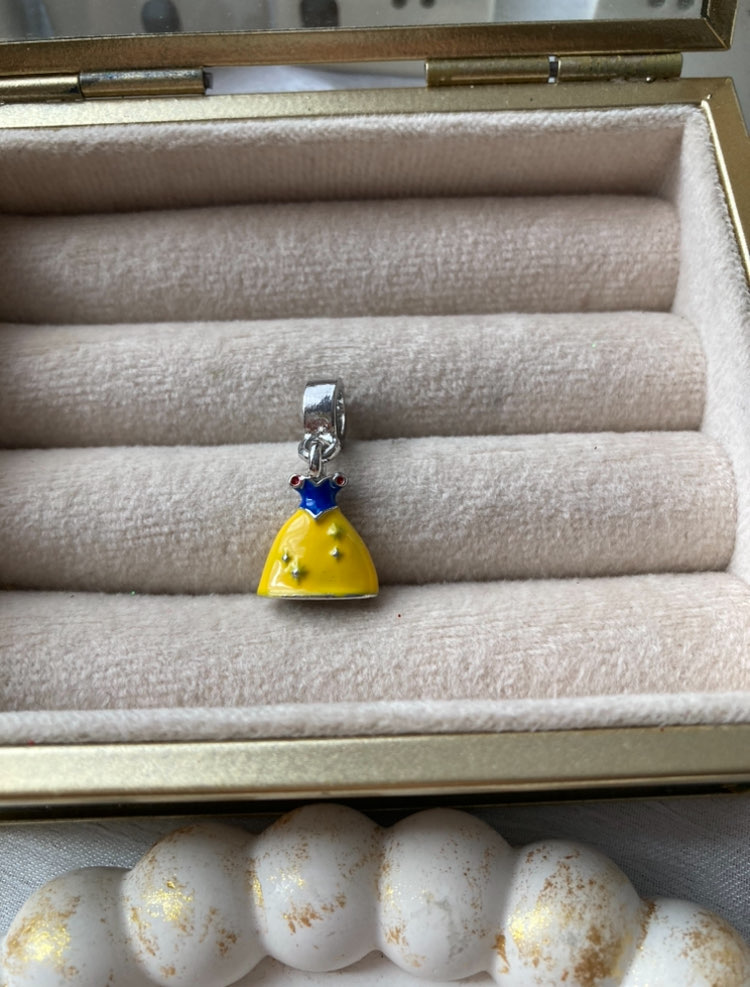 Pamuk Prenses Elbisesi (Disney) Pandora Charm