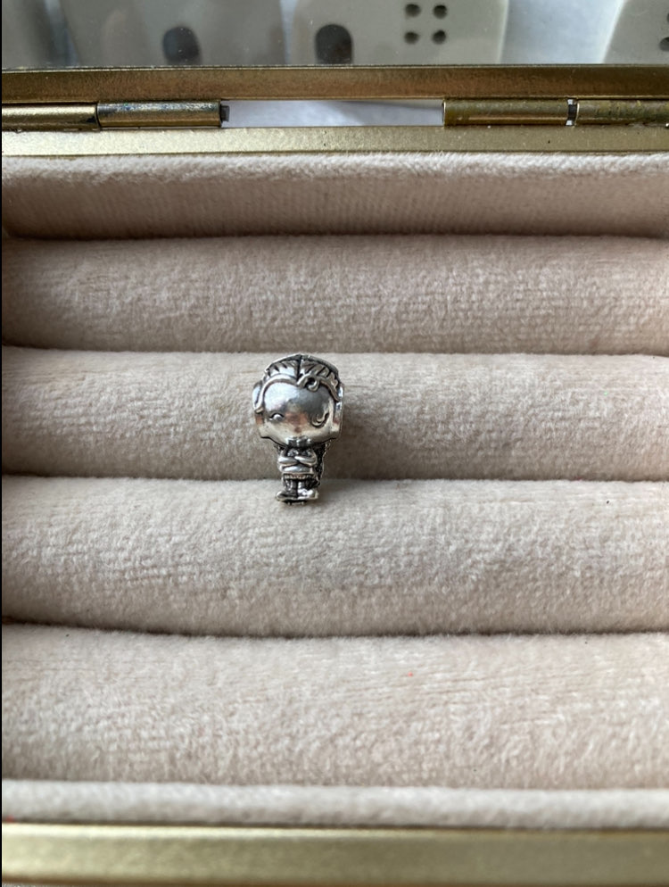 Örgülü Saçlı Kız Pandora Charm
