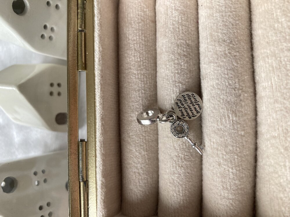 Anahtar & Plakalı Pandora Charm