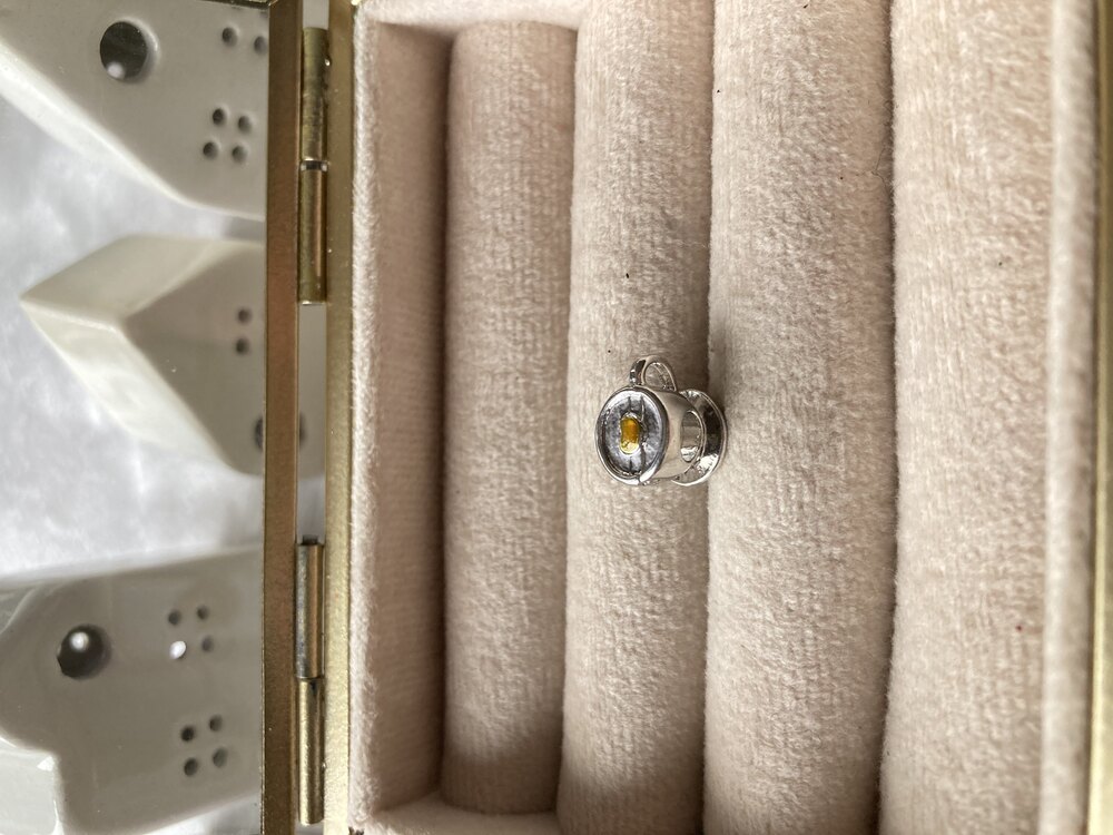 Çiçek Desenli Fincan Pandora Charm