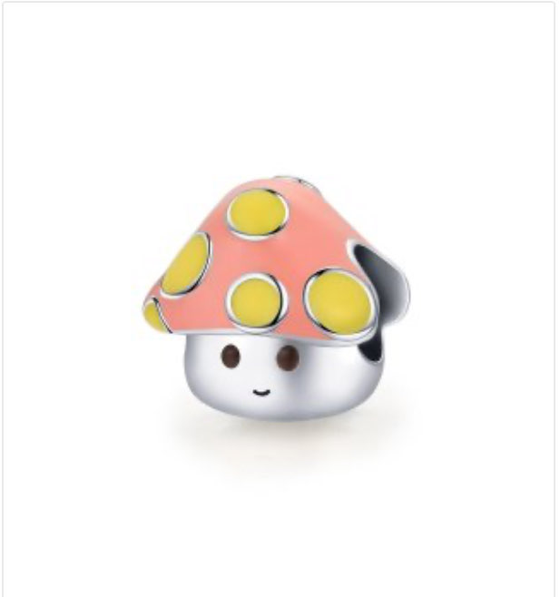 Sevimli Mantar Pandora Charm