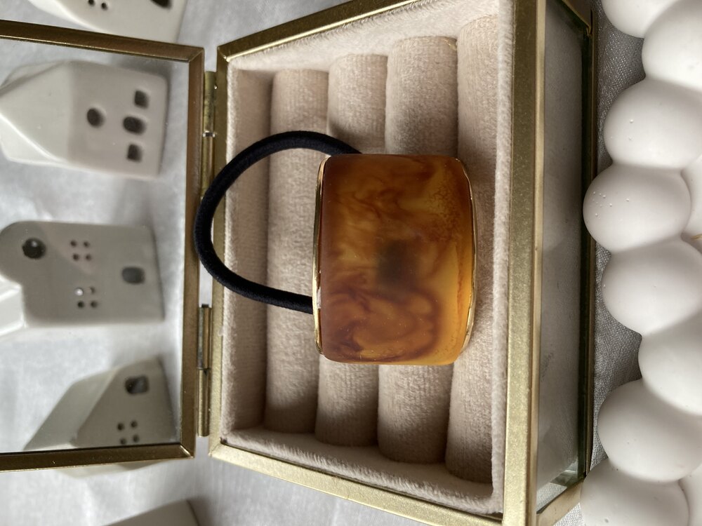 Kahverengi Gold Lastik Toka