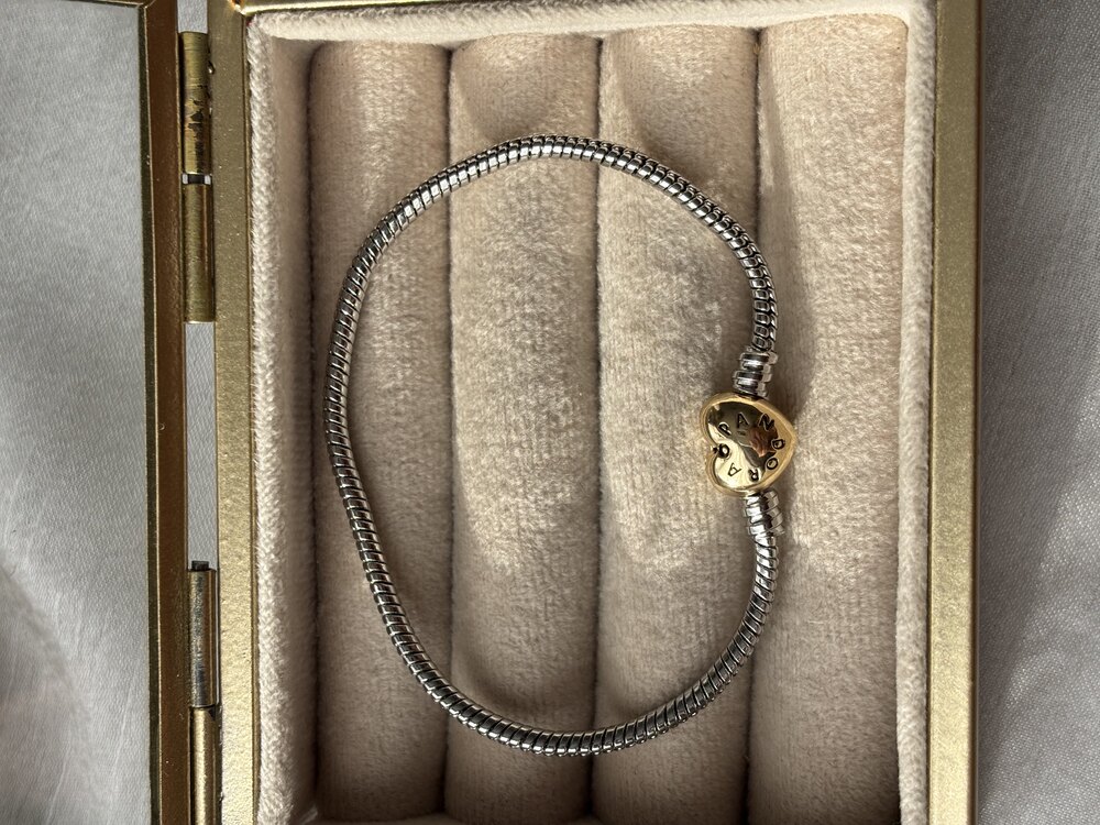 Gold Kalp Damgalı Pandora Bileklik