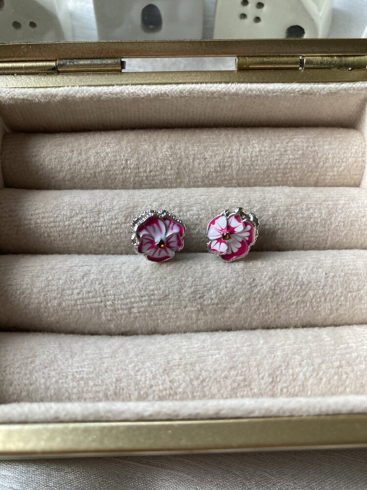 Pembe Menekşe Pandora Charm