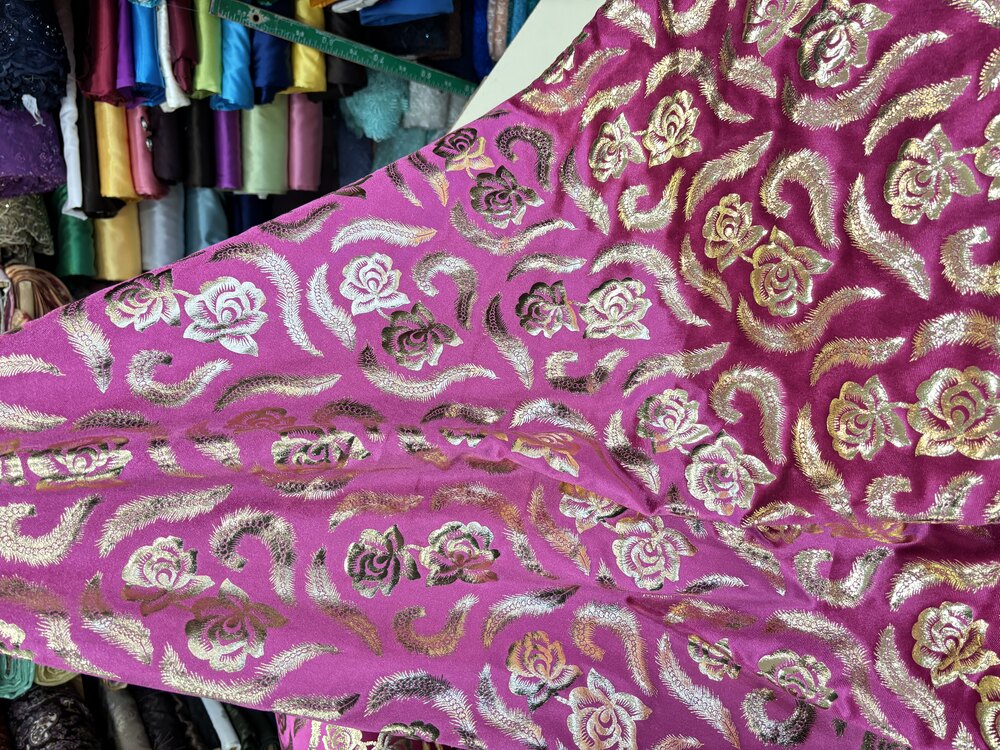 PEMBE YALDIZLI KADİFE