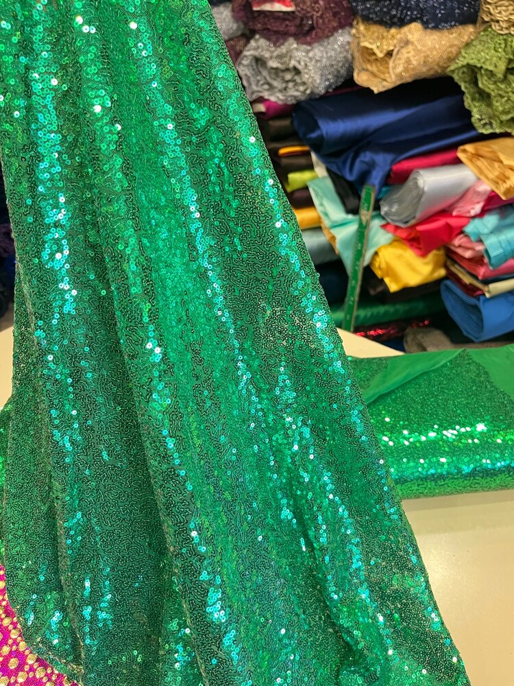 3mm pullu kumaş (yeşil)
