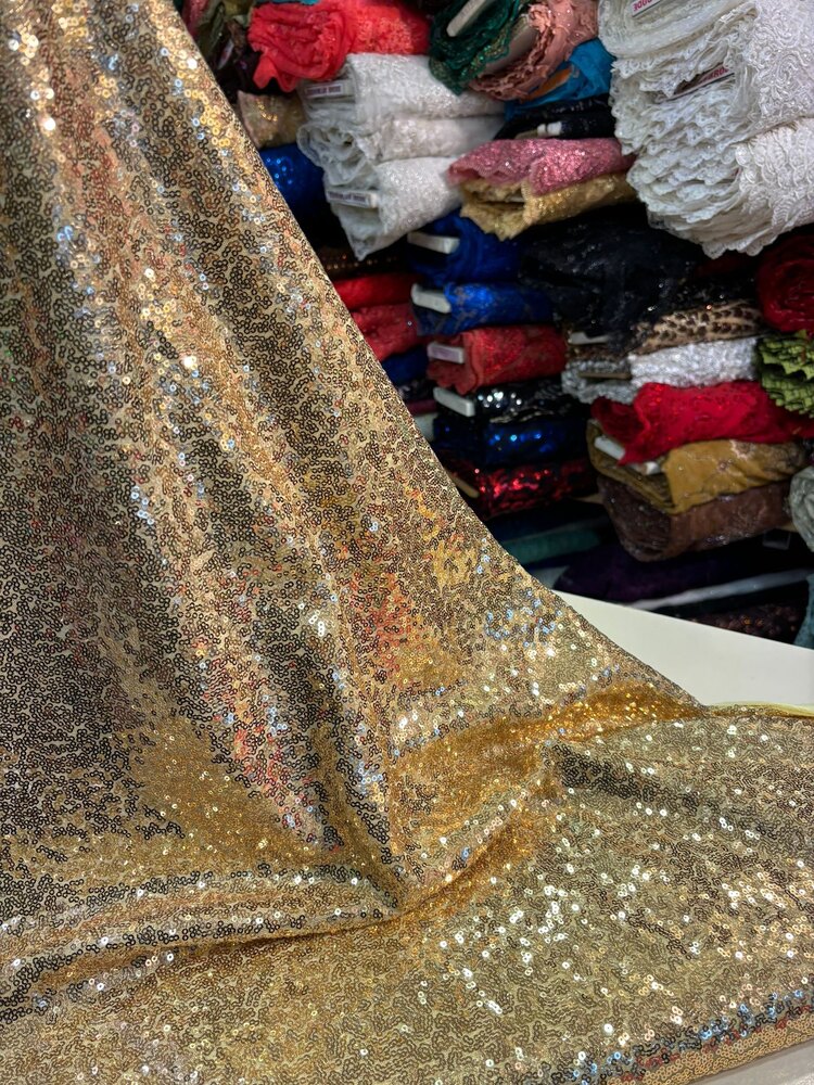 3mm pullu kumaş (sarı gold)