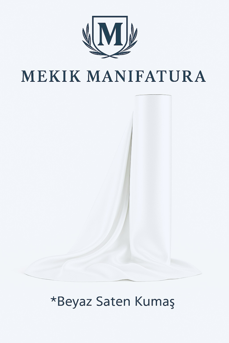 SATEN KUMAŞ BEYAZ