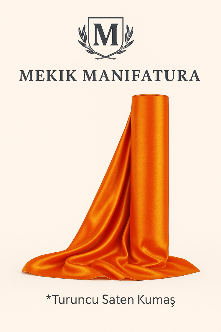 SATEN KUMAŞ TURUNCU
