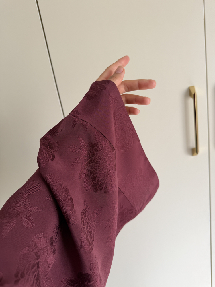 Bordo ipek jakar abaya