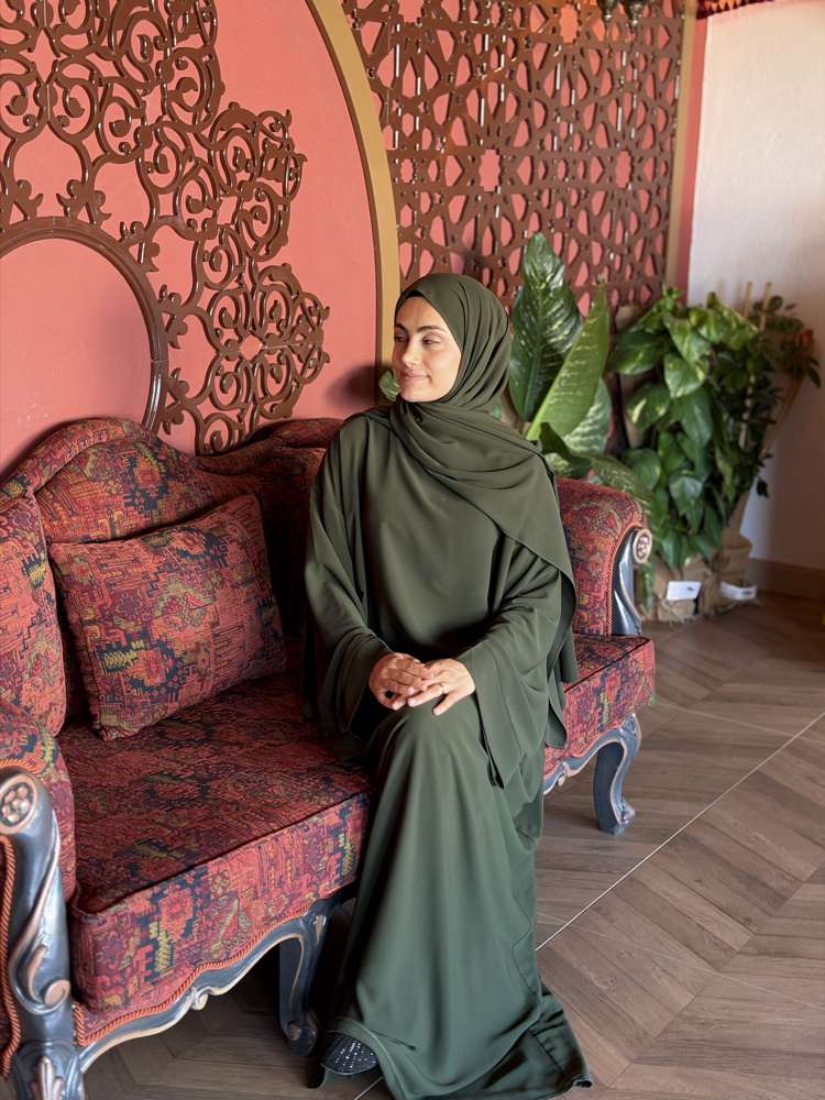 Haki Melek abaya takım