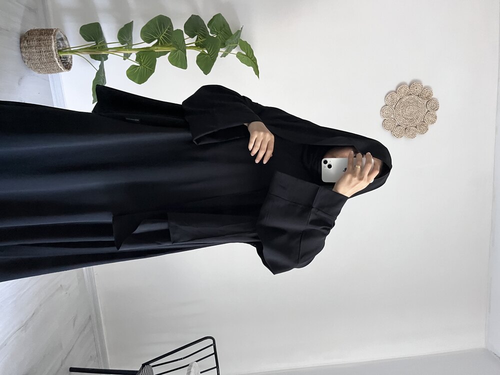 Siyah abaya takım