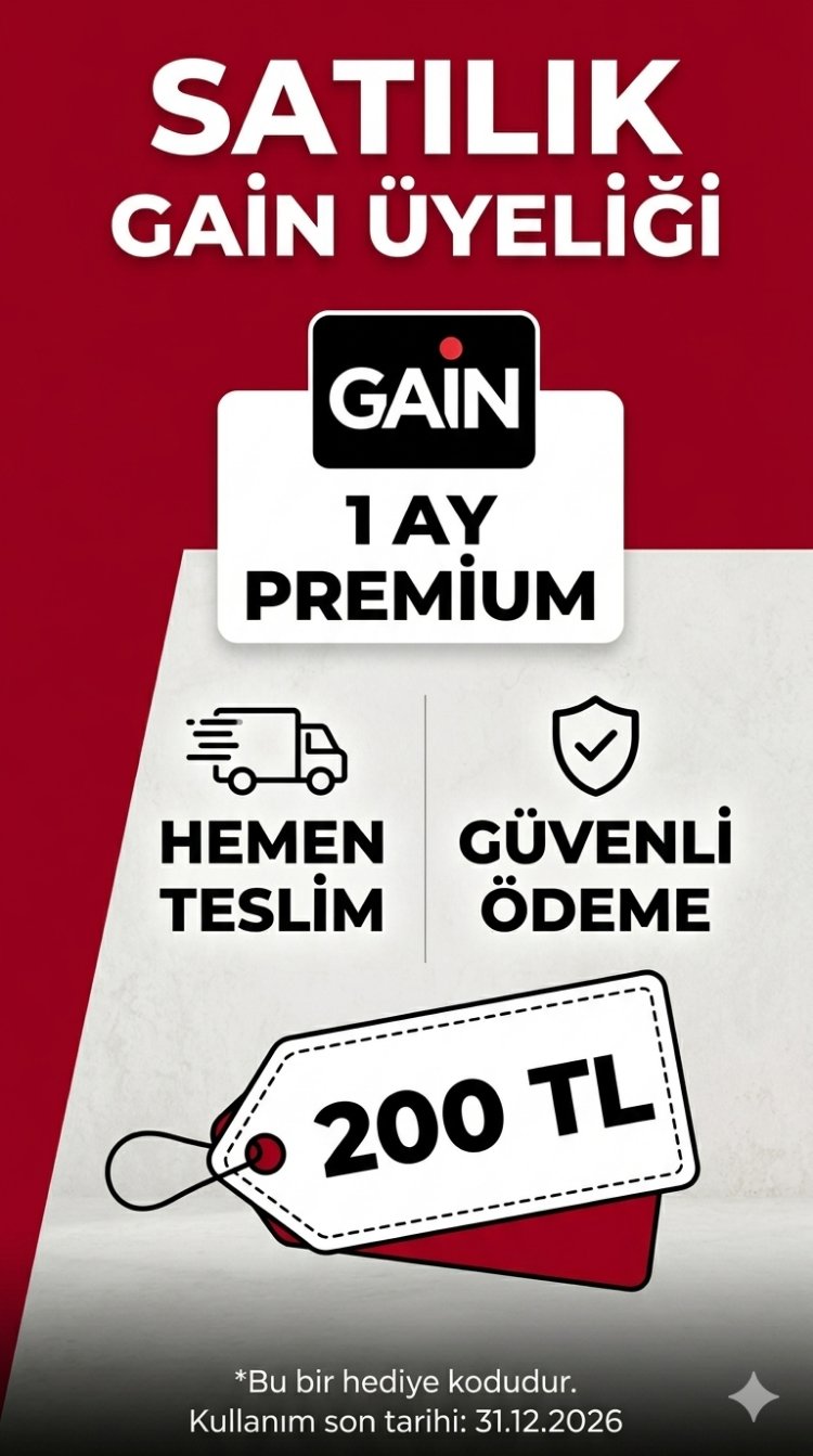 Gain 1 Aylık Premium Üyelik - Hemen Teslim, Uygun Fiyat!