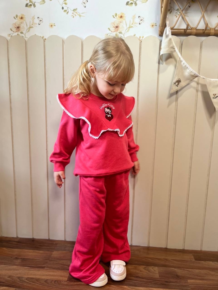 Hello Kitty Yaka Detaylı Takım