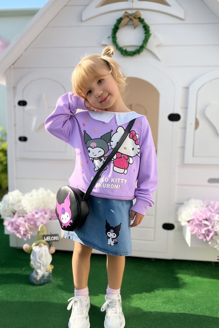 Kuromi ve Hello Kitty Çantalı Takım