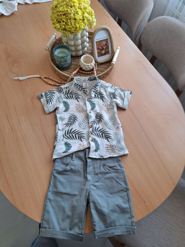 Müslin Yazlık Erkek Takım- 2/5 Yaş