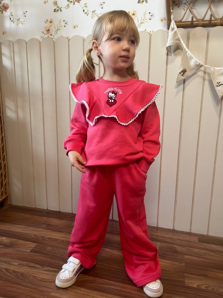 Hello Kitty Yaka Detaylı Takım