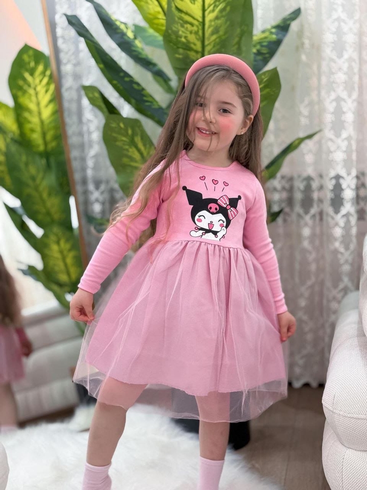 Kuromi Pembe Elbise