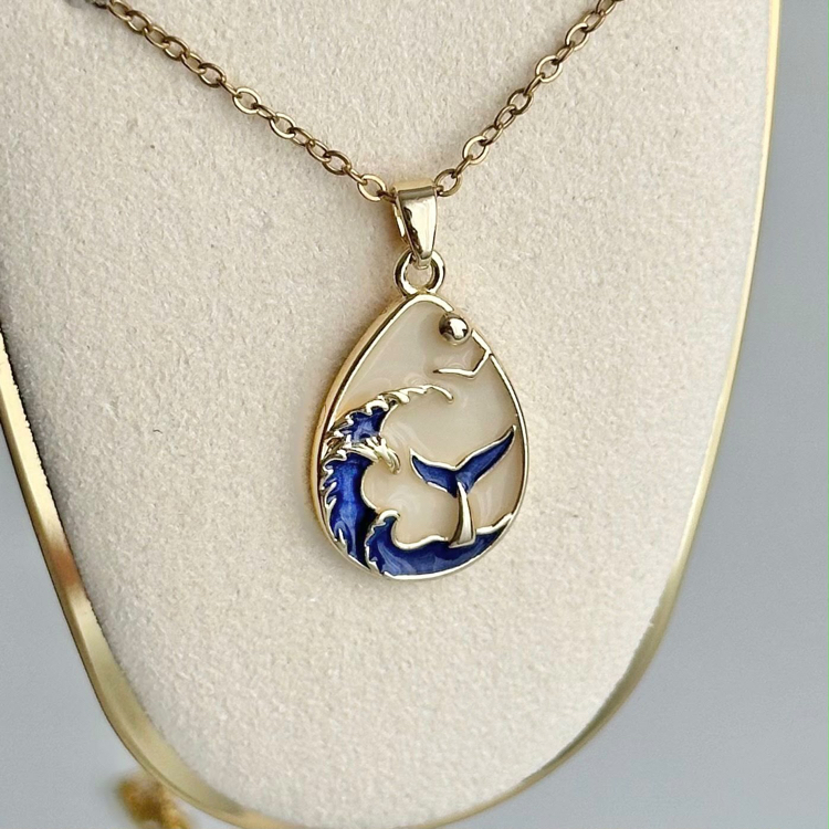 Mermaid Tale Çelik Kolye | Gold