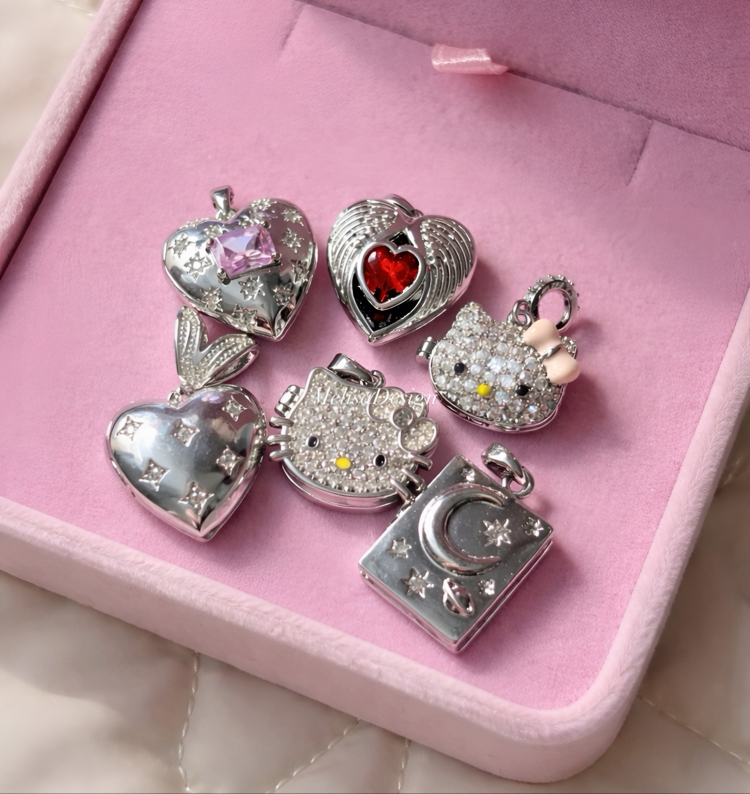 Hello Kitty Kapaklı Kolye