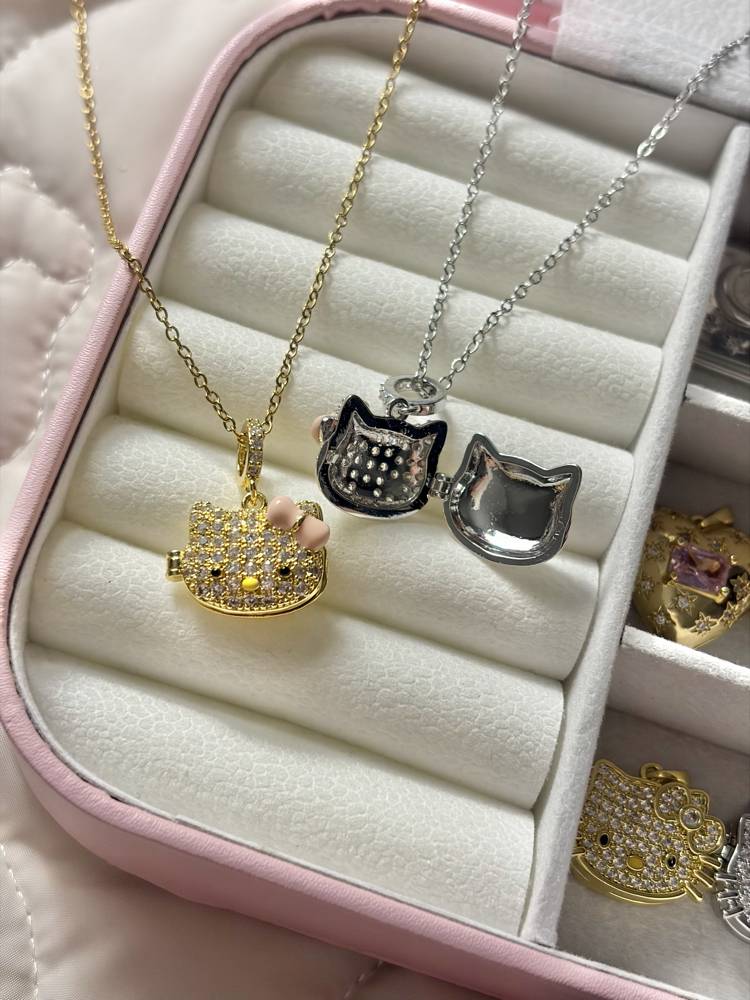 Hello Kitty Kapaklı Kolye