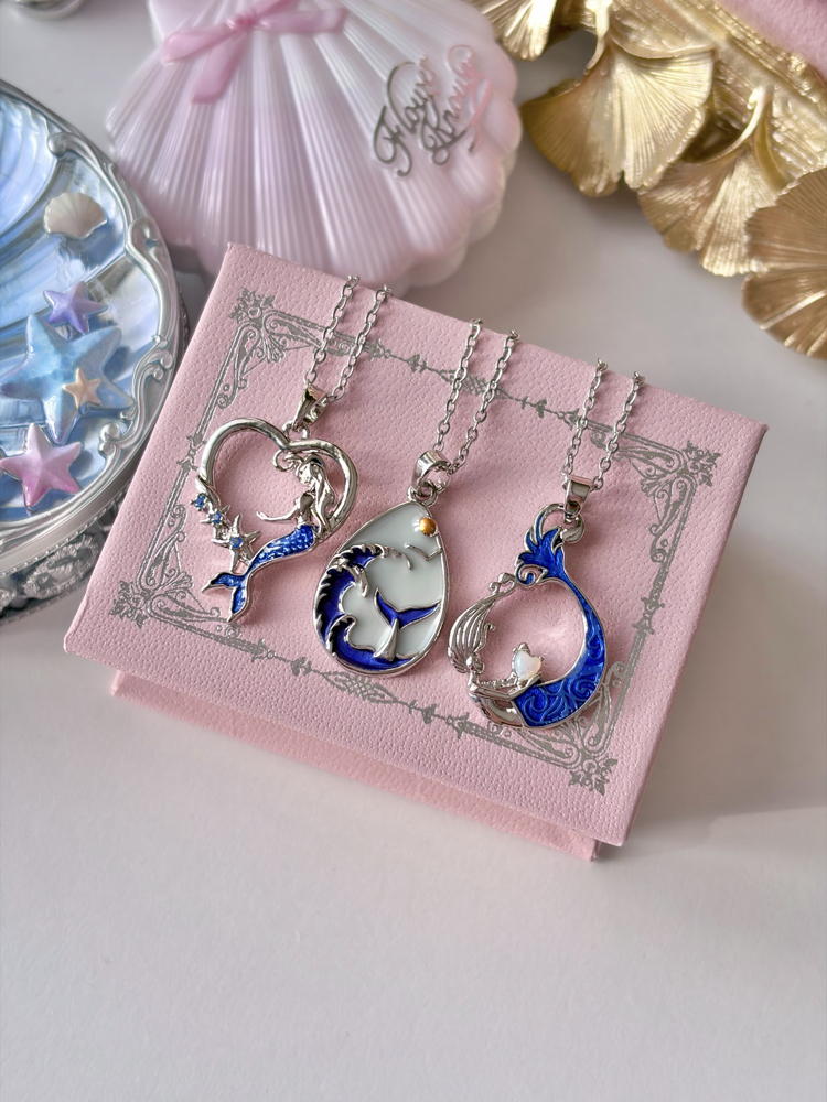 Mermaid Tale Çelik Kolye | Silver