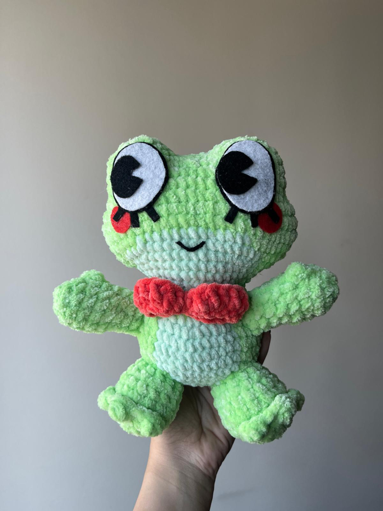 Ribbit Peluş TADC el yapımı örgü
