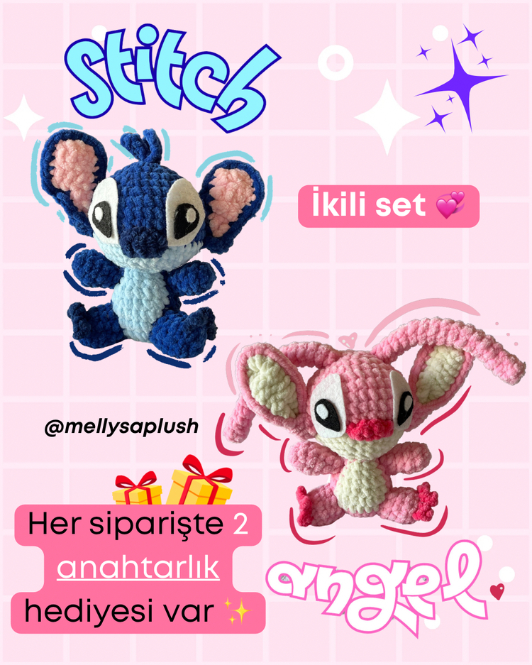 Stitch and Angel ikili set