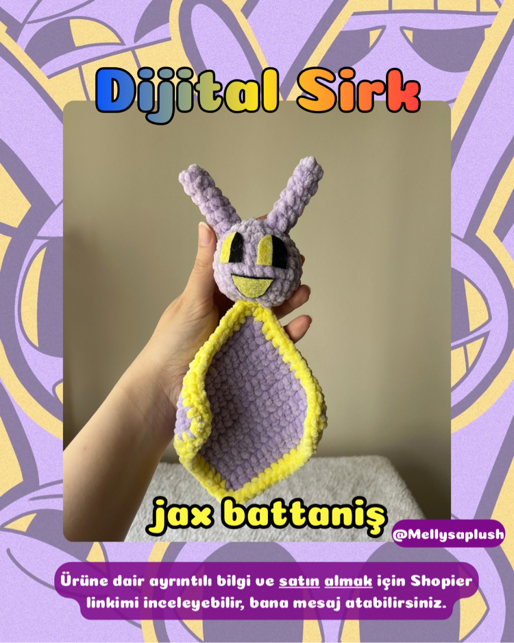 Muhteşem Dijital Sirk Jax Mini Battaniş 