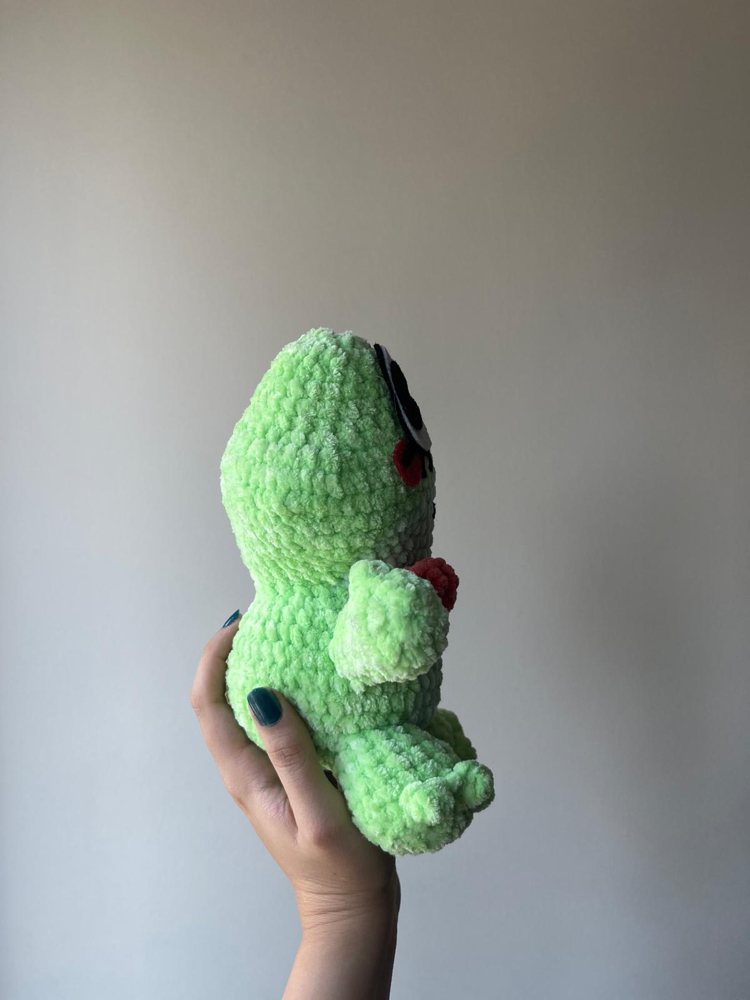 Ribbit Peluş TADC el yapımı örgü
