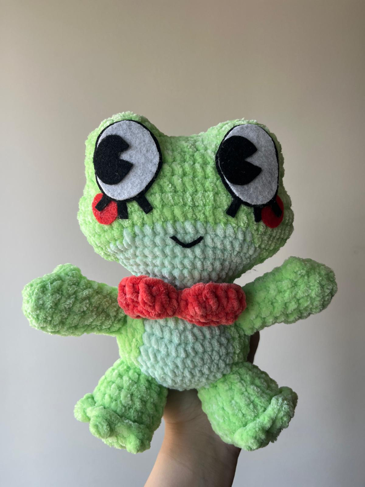 Ribbit Peluş TADC el yapımı örgü