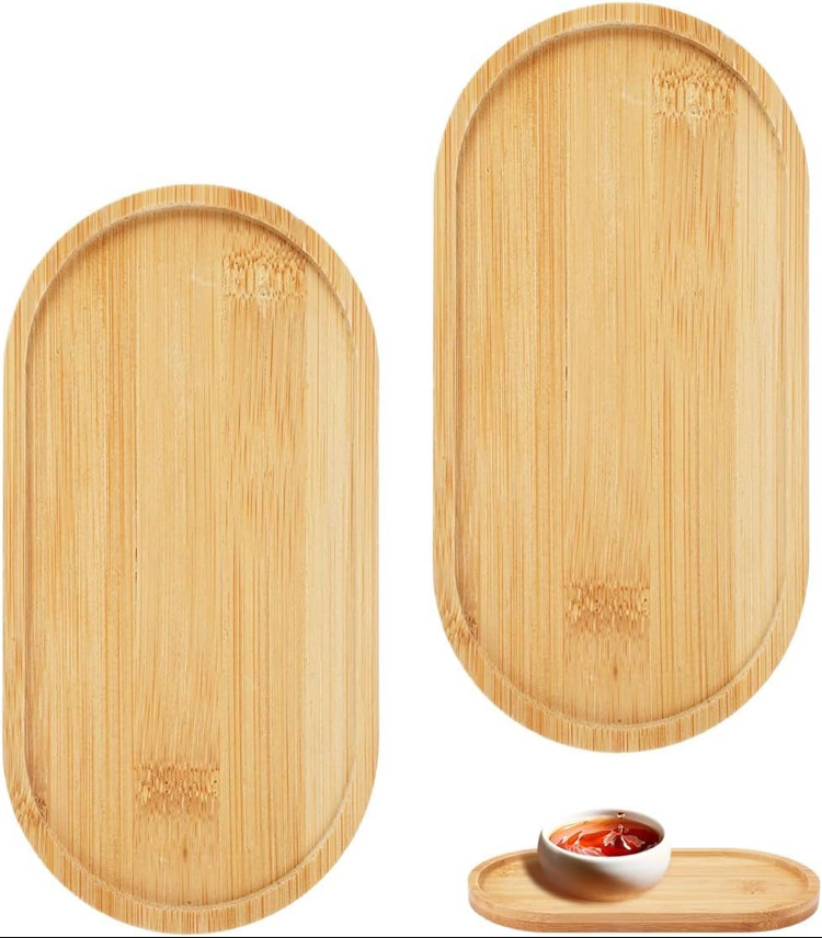 Bambu Dekoratif Mum Tabağı