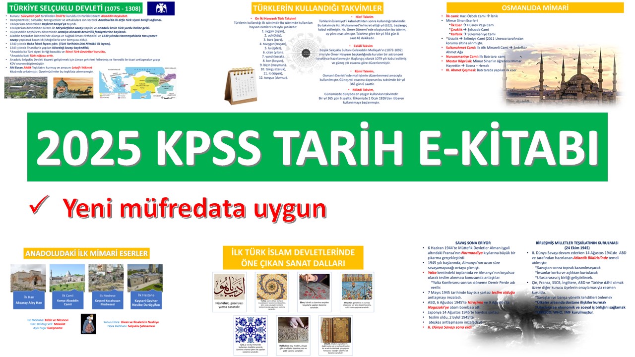 2026 AGS-KPSS TARİH KONU ANLATIMI + 1600 SORU CEVAP + VİDEO PAKETİ