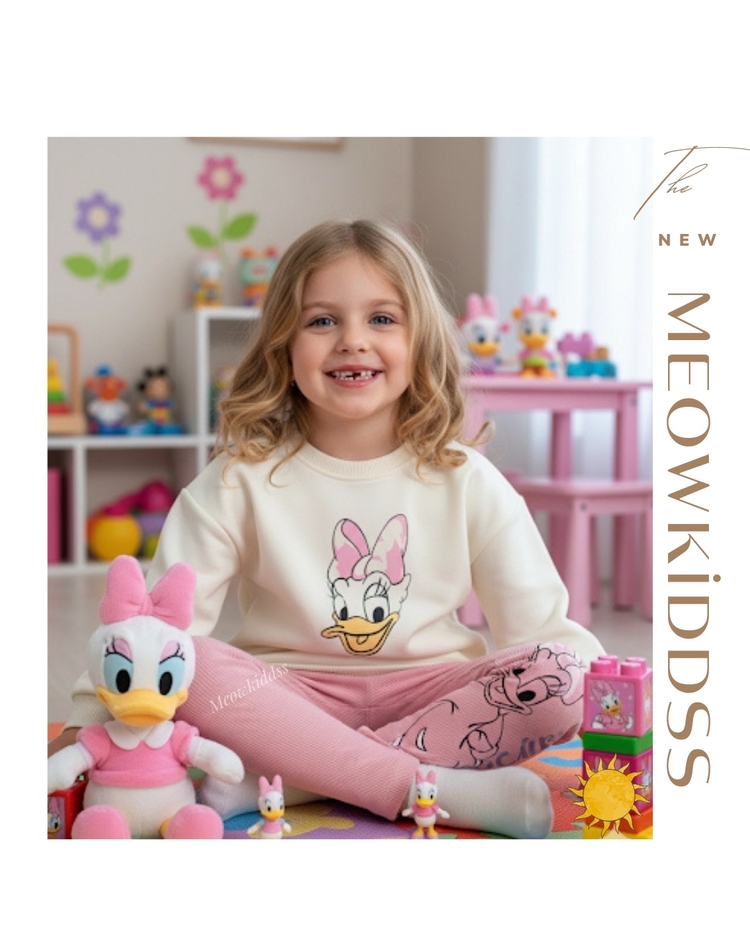DAİSY DUCK DESENLİ TAYTLI TAKIM