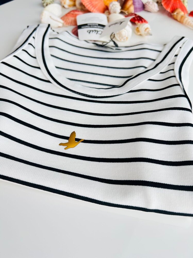 ÖNÜ LOGOLU ATLET TSHIRT