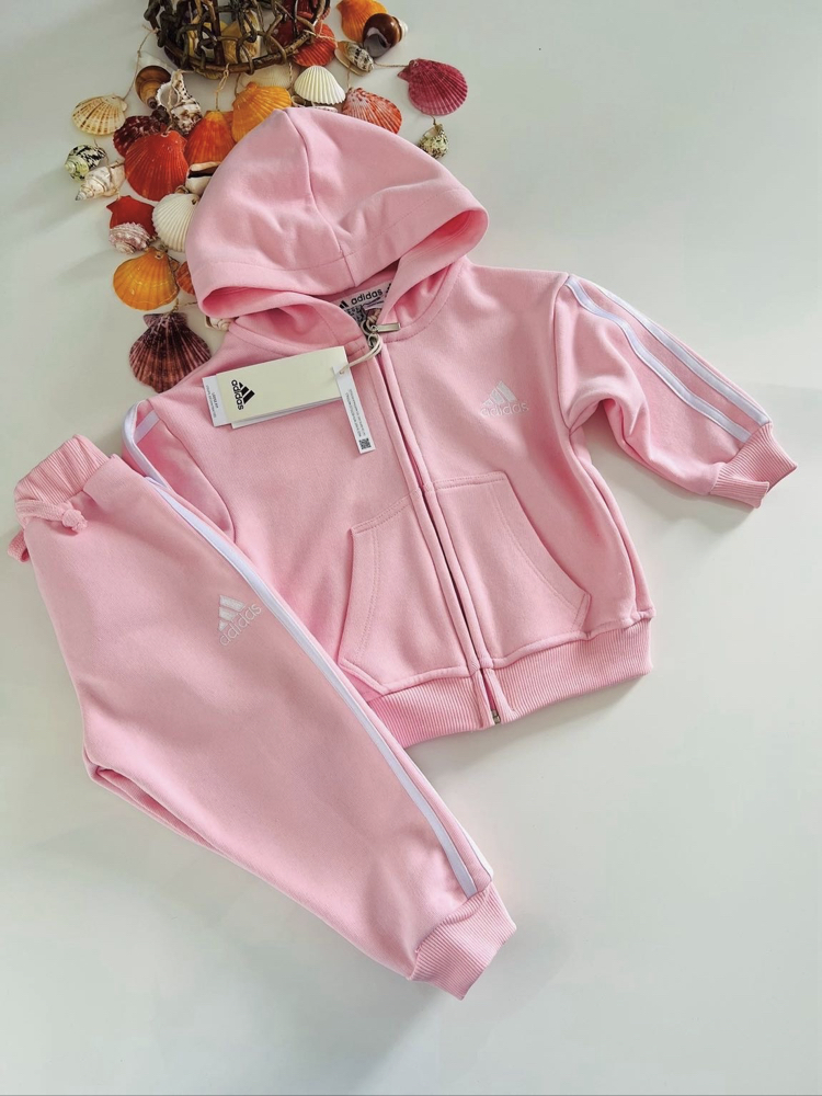 PEMBE KAPÜŞONLU ÇOCUK TAKIM