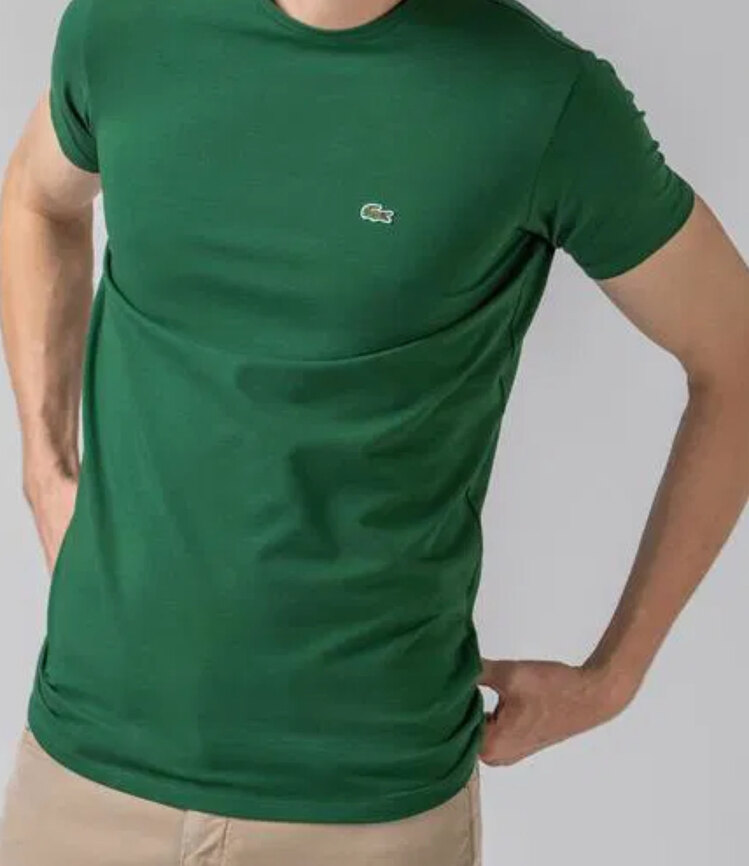 YEŞİL BİSİKLET YAKA ERKEK TSHIRT