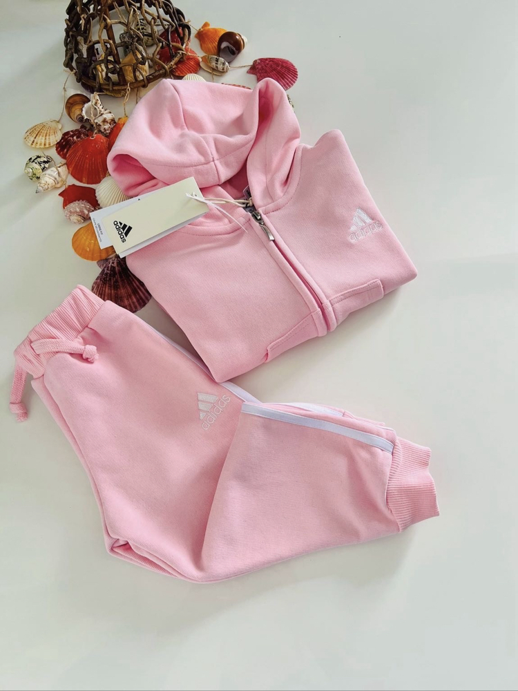 PEMBE KAPÜŞONLU ÇOCUK TAKIM