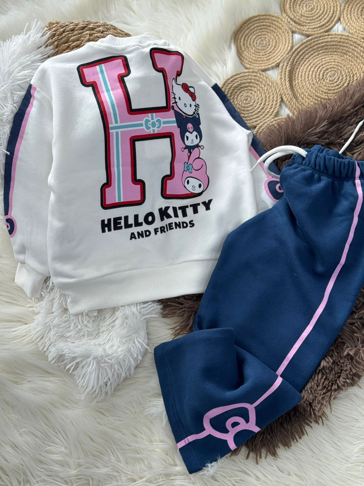 HELLO KİTTY&KUROMİ DESENLİ TAKIM