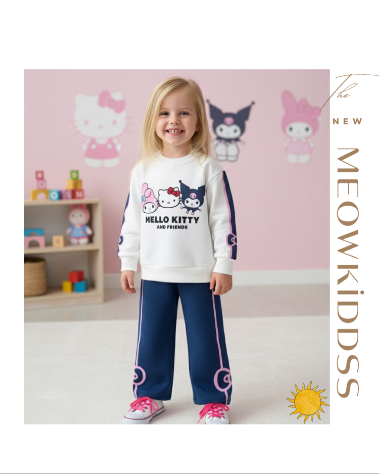 HELLO KİTTY&KUROMİ DESENLİ TAKIM