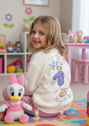 DAİSY DUCK DESENLİ TAYTLI TAKIM