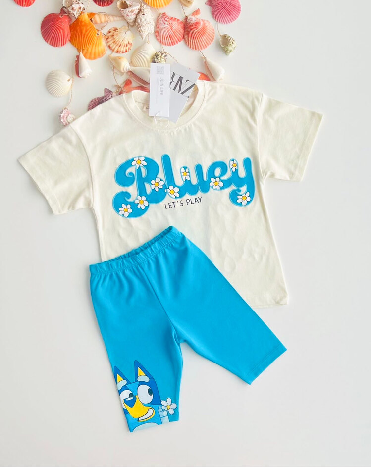 BLUEY DESENLİ TAYTLI TAKIM