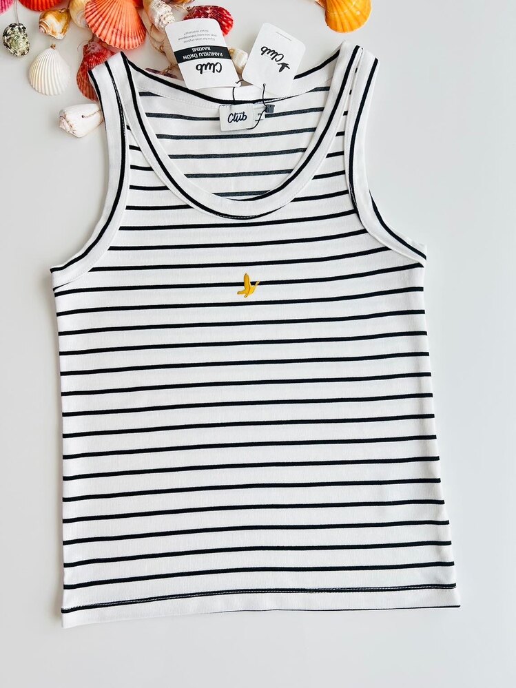 ÖNÜ LOGOLU ATLET TSHIRT