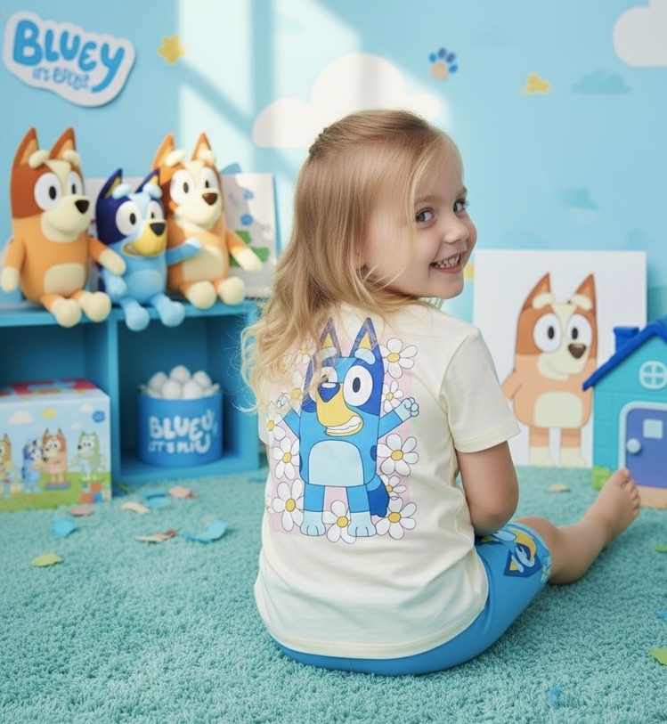 BLUEY DESENLİ TAYTLI TAKIM