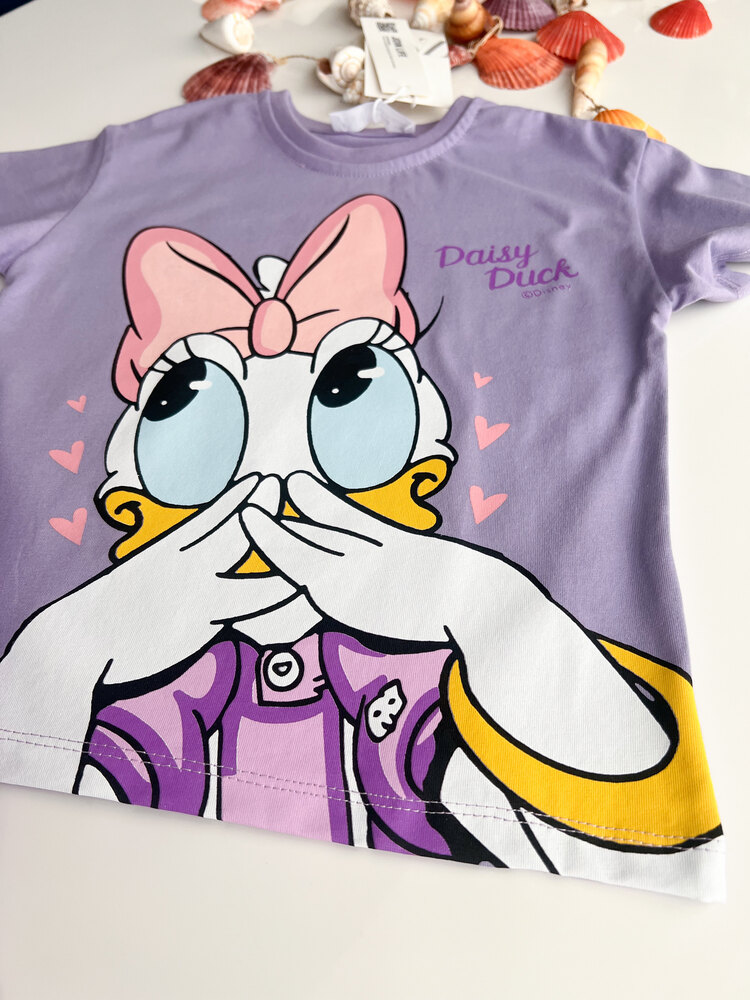 DAİSY DUCK DESENLİ ŞORTLU TAKIM