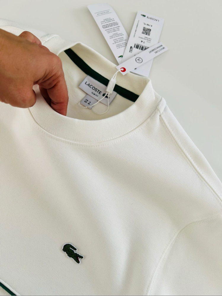 EKRU BİSİKLET YAKA ERKEK SWEATSHIRT