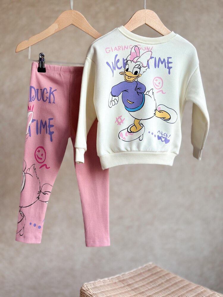 DAİSY DUCK DESENLİ TAYTLI TAKIM