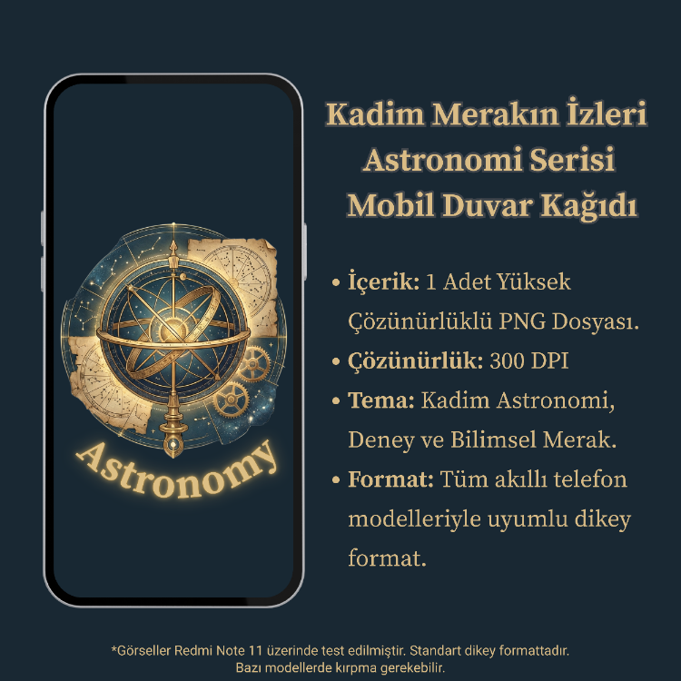 Kadim Merakın İzleri: Astronomi Serisi – Dijital Mobil Duvar Kağıdı